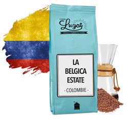 Café moulu pour Hario/Chemex - Colombie - La Belgica Estate - 250gr - Cafés Lugat