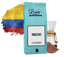 Café moulu pour cafetière Hario/Chemex : Colombie - Macao - 250g - Cafés Lugat