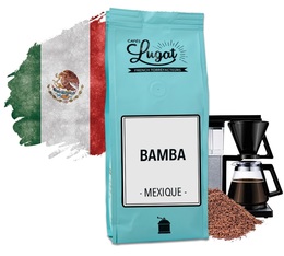 Café moulu pour cafetière filtre : Mexique - Bamba - 250g - Cafés Lugat