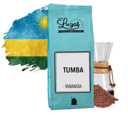 Café moulu pour Hario/Chemex : Rwanda - Tumba - Torréfaction Filtre - 250g - Cafés Lugat