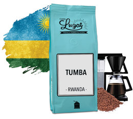 Café moulu pour cafetière filtre : Rwanda - Tumba - Torréfaction Filtre - 250g - Cafés Lugat