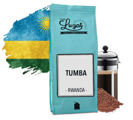 Café moulu pour cafetière à piston : Rwanda - Tumba - Torréfaction Filtre - 250g - Cafés Lugat
