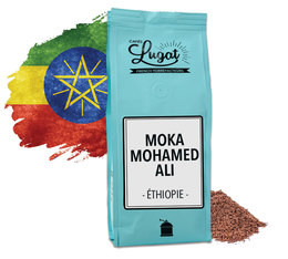 Café moulu : Ethiopie - Moka Mohamed Ali - 250g - Cafés Lugat