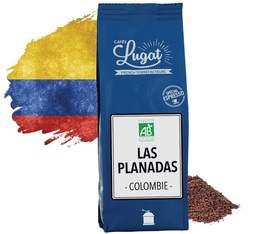 Café moulu bio : Colombie - Las Planadas - 250g - Cafés Lugat