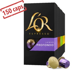 Pack Découverte 150 capsules compatibles Nespresso® Lungos -  L'OR ESPRESSO