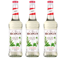 Sirop Monin - Mojito Mint (sans alcool) - 3 x 70 cl
