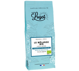 250 g café en grain bio Le Mélange Bio - Cafés Lugat 