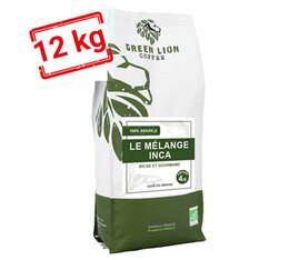 Pack Mensuel Café en grains Green Lion Coffee Mélange Inca - 12kg
