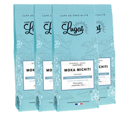 4x250 g café en grain Moka Michiti - Cafés Lugat