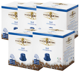 50 capsules compatibles Nespresso® Blue Leggerezza Dec - MISCELA D'ORO