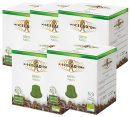 50 capsules compatibles Nespresso® Green Purezza Bio - MISCELA D'ORO