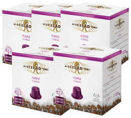 50 capsules compatibles Nespresso® Purple Energia - MISCELA D'ORO