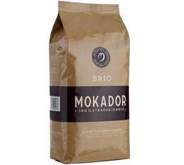 1 Kg Café en grain pour professionnels Brio Arabica/Robusta - Mokador Castellari