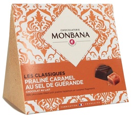 Chocolats Les Classiques - Chocolat au lait et caramel sel de Guérande - Monbana