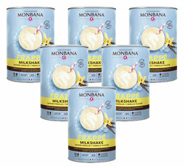 Boisson frappée Milk Shake Vanille 6 x 1 Kg - Monbana