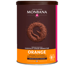 Chocolat en poudre aromatisé Orange 250 g - Monbana