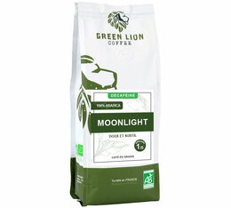250 g Café en grain bio décaféiné pour professionnels Moonlight - Green Lion Coffee