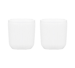 Set de 2 mugs Douro double paroi - porcelaine blanche - 10cl - BODUM