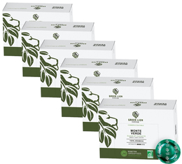 300 dosettes compatibles Nespresso® pro Monte Verde Commerce Equitable - GREEN LION COFFEE Office Pads