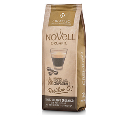 250g café en grain bio Cremoso - Novell