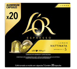 20 capsules compatibles Nespresso Lungo Mattinata - L'OR ESPRESSO