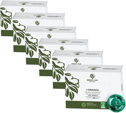 300 dosettes compatibles Nespresso® pro L'original - GREEN LION COFFEE Office Pads