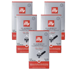 90 dosettes ESE Espresso normal Rouge - ILLY