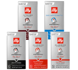 PAK DECOUVERTE - 50 capsules compatibles Nespresso® - ILLY