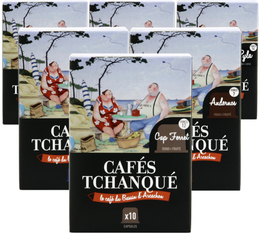 Pack découverte 60 Capsules - compatible Nespresso® - CAFES TCHANQUE