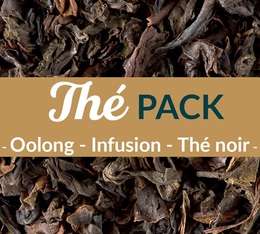 Pack infusion - Oolong- thé noir 3x100g - Comptoir Français du thé