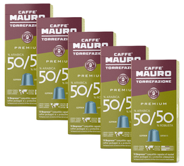50 capsules compatibles Nespresso® Premium 50/50 - CAFFE MAURO
