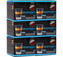 Pack Capsules Vergnano Decaffeinato 6x12 pour Nescafe® Dolce Gusto®