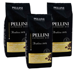 3 Kg Café en grain pour professionnels Gran Aroma n°3 - Pellini