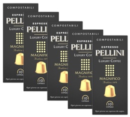 50 capsules compatibles Nespresso® Magnifico - PELLINI