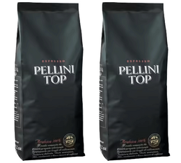  2 x 1 kg café en grain Pellini Top - Pellini