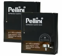 4x250g café moulu Gusto Bar Vellutato  - PELLINI