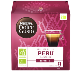 12 capsules - Espresso Peru Bio - NESCAFÉ DOLCE GUSTO®