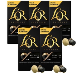Pack 5 x 10 capsules L'Or Ristretto compatibles Nespresso® - L'OR ESPRESSO