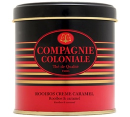 Rooibos Crème Caramel - Caramel-flavoured rooibos - 90g loose leaf in tin - Compagnie Coloniale