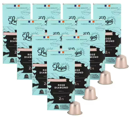 100 capsules compatibles Nespresso® Rose Diamond pour professionnels - CAFÉS LUGAT