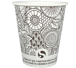 Gobelets café -  SEGI  gobelets Etnyk en carton 28cl  x50 
