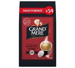 54 dosettes souples Corsé - CAFE GRAND-MERE
