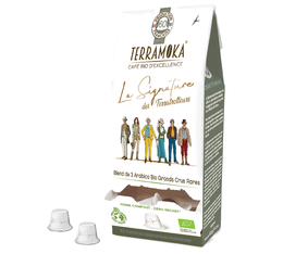 15 Capsules Home Compost pour Nespresso - La Signature des Terra-trotteurs - TERRAMOKA