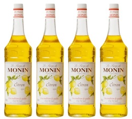 4 x Sirop Monin - Citron - 1 l