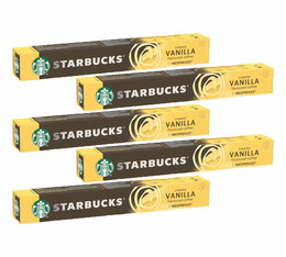 50 Capsules compatibles Nespresso® - Aromatisé vanille - STARBUCKS