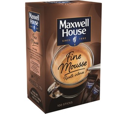 Maxwell House Qualité Filtre Fine Mousse Recette Intense 100 sticks