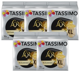 Pack Dosette Tassimo L'Or XL Classique - 5x16 T-Discs