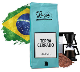 Café moulu pour cafetière filtre : Brésil - Terra Cerrado - 250g - Cafés Lugat
