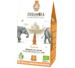 15 Capsules Kalinda Bio - Nespresso compatible - TERRAMOKA 