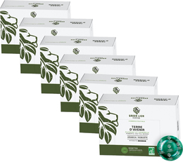 300 dosettes compatibles Nespresso® pro Terre d'avenir Commerce Equitable Office Pads Bio - GREEN LION COFFEE